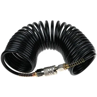 14 pneumatic pipe connect compressor durable easy apply flexible air hose coil extension practical quick coupler pe adapter