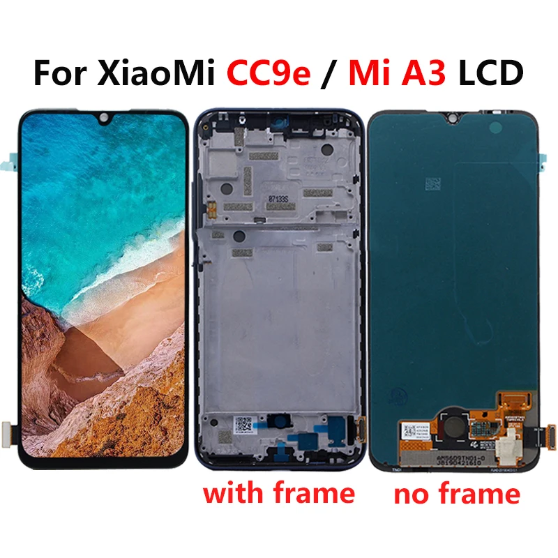 

ЖК-дисплей Oled для Xiaomi Mi A3, сенсорный экран, дигитайзер в сборе, запасные части 6,01 дюйма для Xiaomi mi a3, ЖК-дисплей, лучшее качество