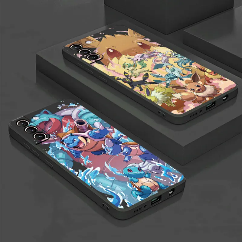 Черные чехлы для Samsung Galaxy Note 10 Plus S20 FE S23 20 Ultra s9 S22 S8 S21 5G S20 FE, чехол для телефона Gengar Evoli P-okemon Anime