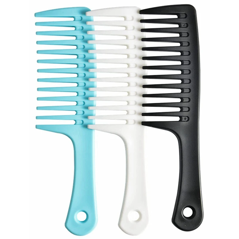 

3Pcs Wide-Tooth Comb And Durable Hair Brush Suitable For All Types Of Curly, Long And Wet Hair, Reducing Hair Loss
