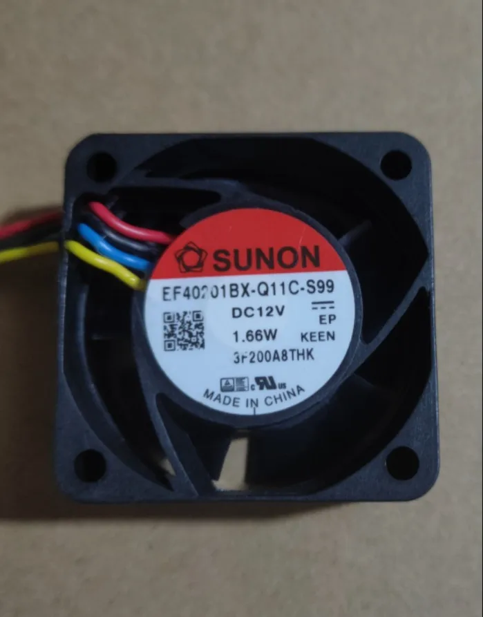 SUNON EF40201BX-Q11C-S99 DC 12V 1 66 W 40x40x20mm 4-проводной вентилятор охлаждения сервера