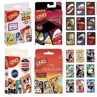 mattel uno disney lion kings board games star wars mickey mouse minnie pixar cars cartoon anime figure card game toys kids gifts