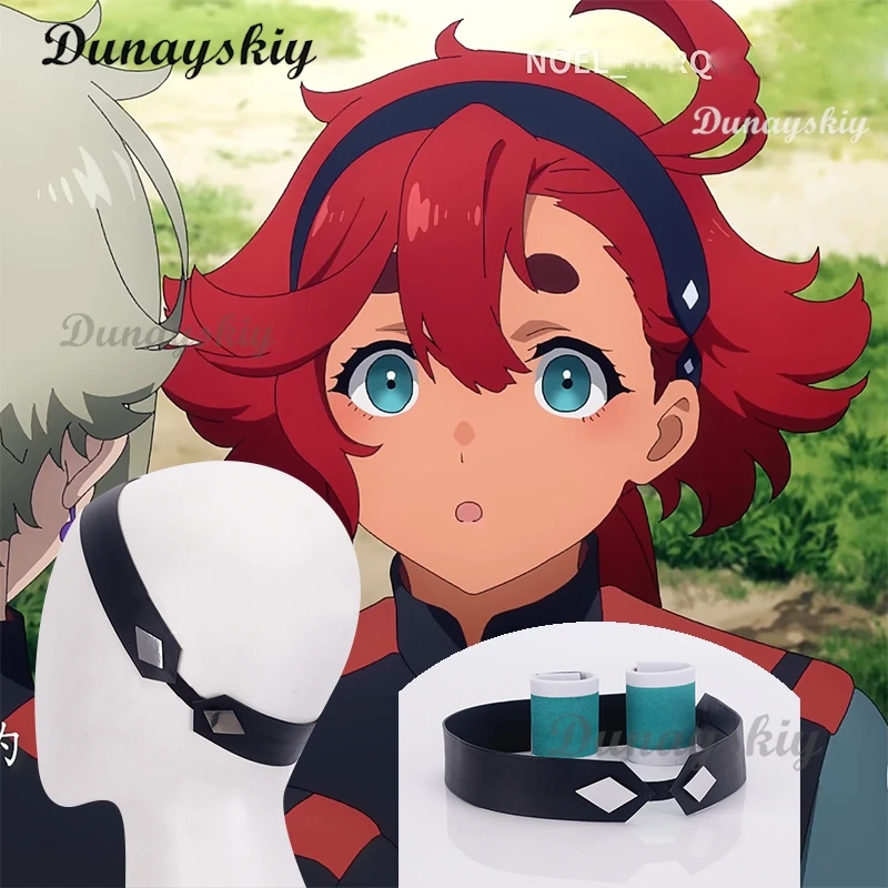 Парик для косплея аниме ведьма сульетта ртути темные красные короткие волосы