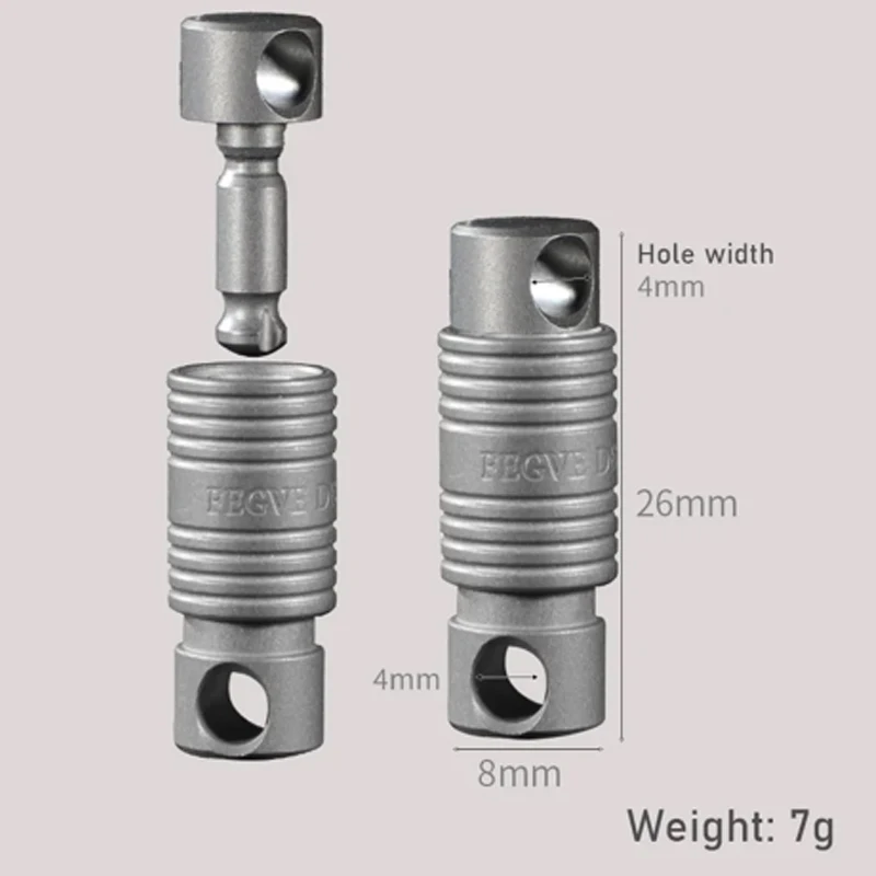 Titanium 360° Rotating Key Chain YESISOK