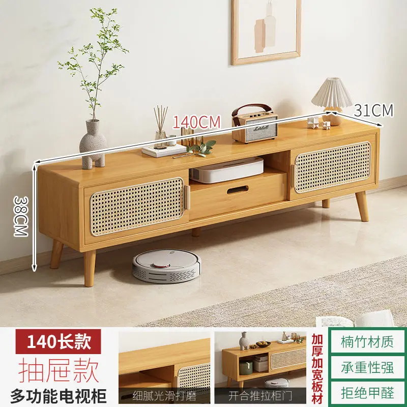 Ретро-подставка для телевизора напольная Мебель из ротанга бесплатная доставка