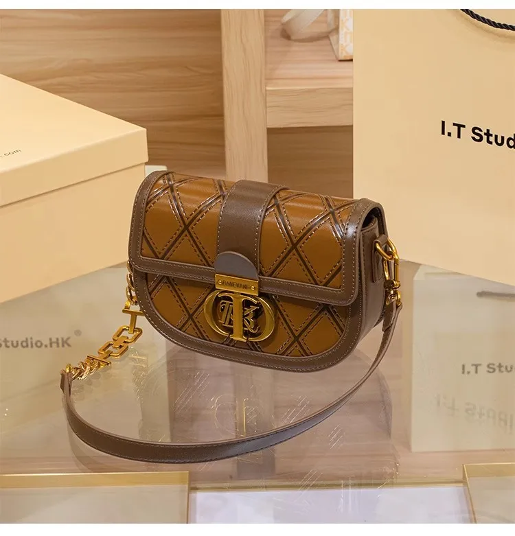 Женская сумка через плечо дизайнерская брендовая из натуральной кожи для женщин