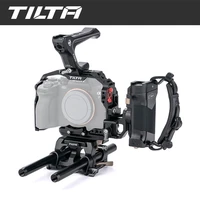 tilta ta t30 b b full camera cage for sony a7 iv camera tiltaing compact nato top handle hdmi cable clamp aluminum rod