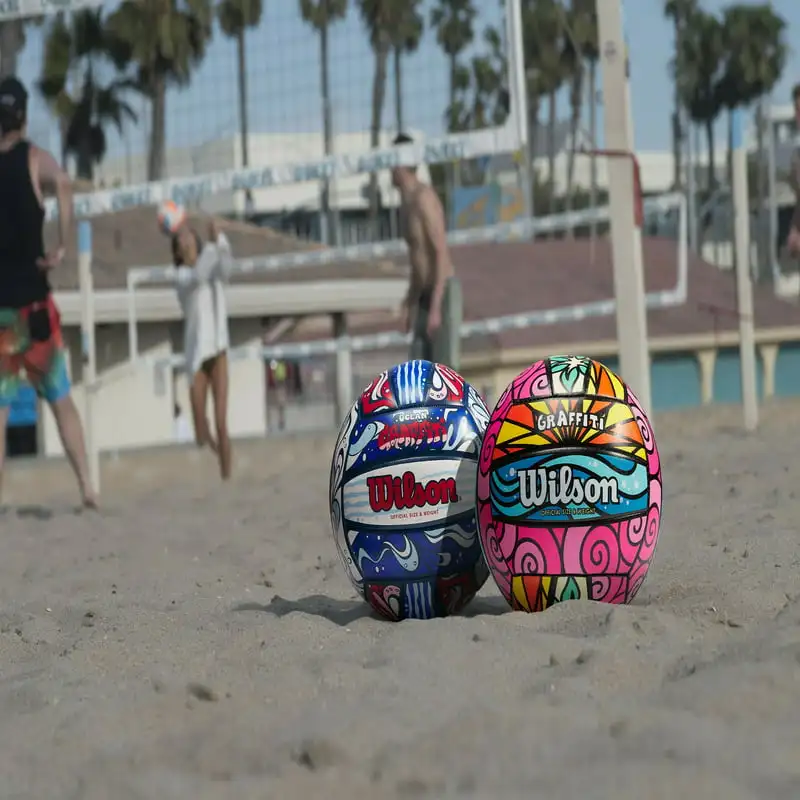 

Magnificent Outdoor Official Size Volleyball in Red, White and Blue Colors
