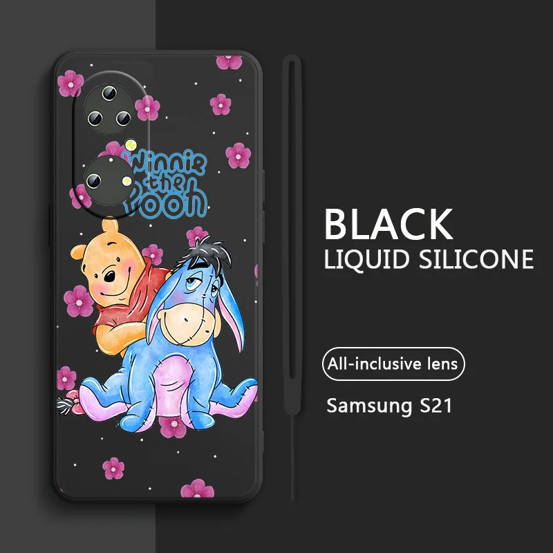 

Disney Winnie Pooh Cute For Huawei Y90 Y61 P50 P40 P30 P20 10 P Smart Z Pro Lite Plus 2021 Liquid Rope Phone Case