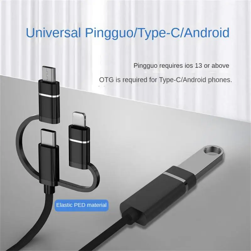 

3-in-1 OTG Adapter Cable USB 3.0 To Micro USB Type C Data Converter Adapter Conversion Head For IPhone Samsung Huawei Xiaomi