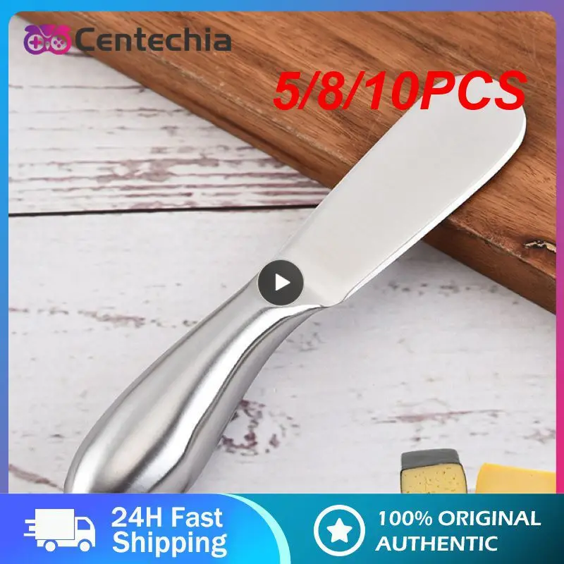 

5/8/10PCS Butter Knife Butter Applicator Multifunctional Dessert Jam Knife Cheese Knife Stainless Steel Cream Knife
