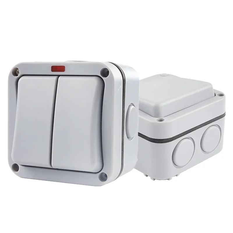 Настенный уличный водонепроницаемый пыленепроницаемый выключатель IP66 1/2