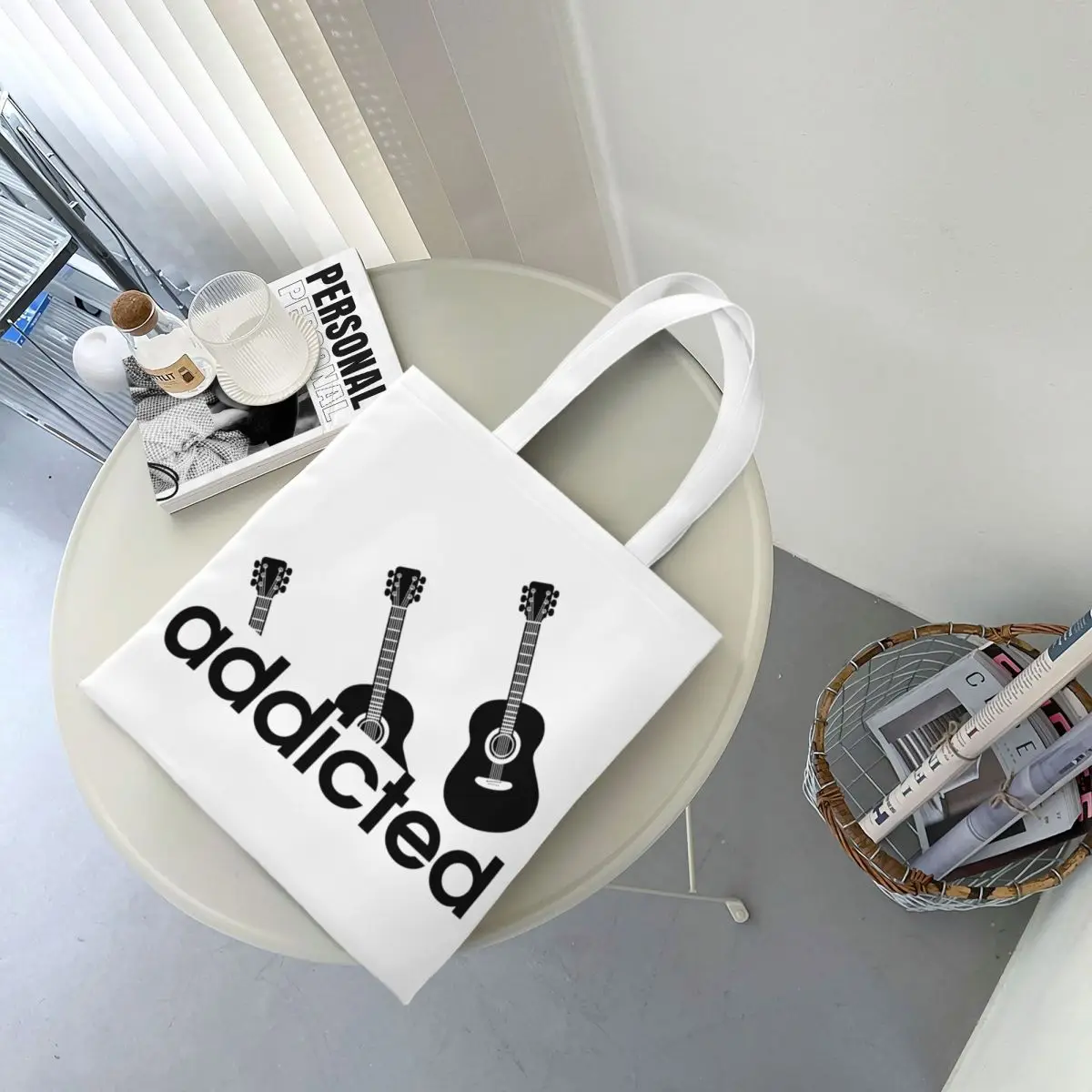 Холщовая Сумка-тоут для гитары музыки