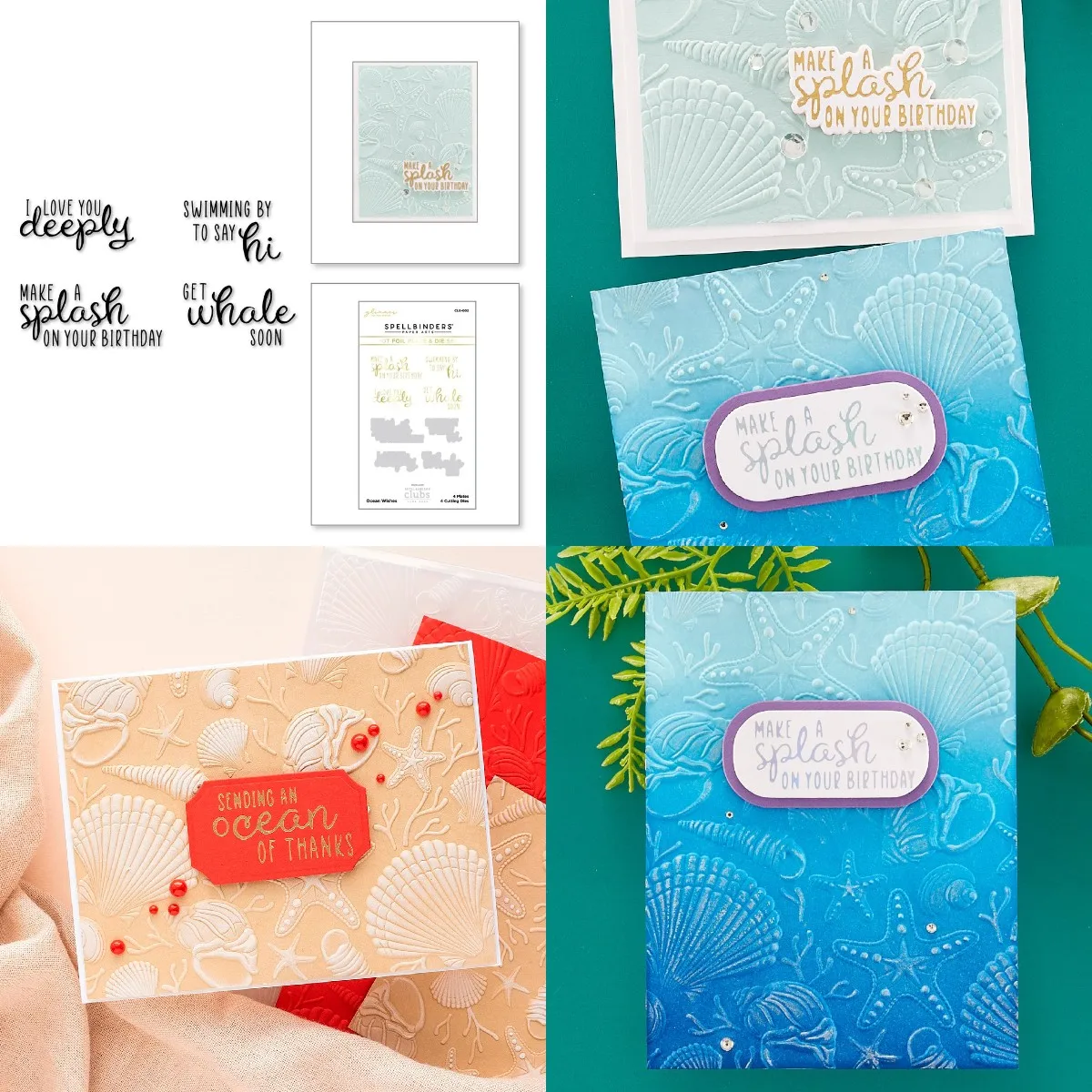 

Ocean Wishes Sentiments Glimmer 2023 New Metal Cutting Dies Hot Foil Decoration For Scrapbooking Craft Diy Album Template Decor