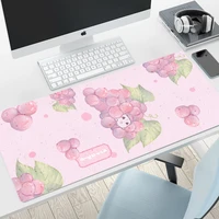 deskpad laptop mouse mat large 300x800mm fruit a hamster pink desk mats kawaii mouse pad cute large for office rubber mousepad