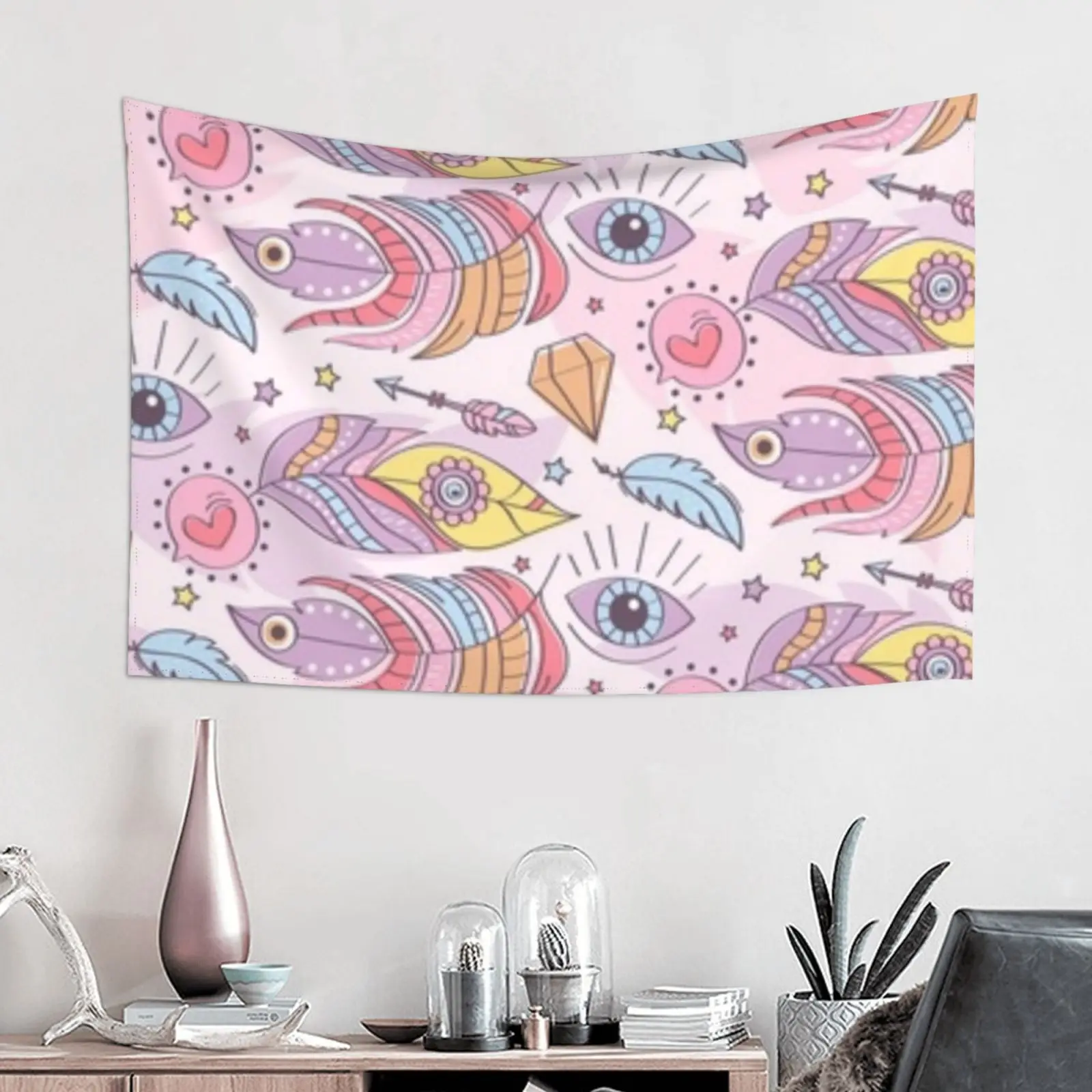 

60 inch x 40 inch Bohemian Tapestry Living Room Decoration Room Divider