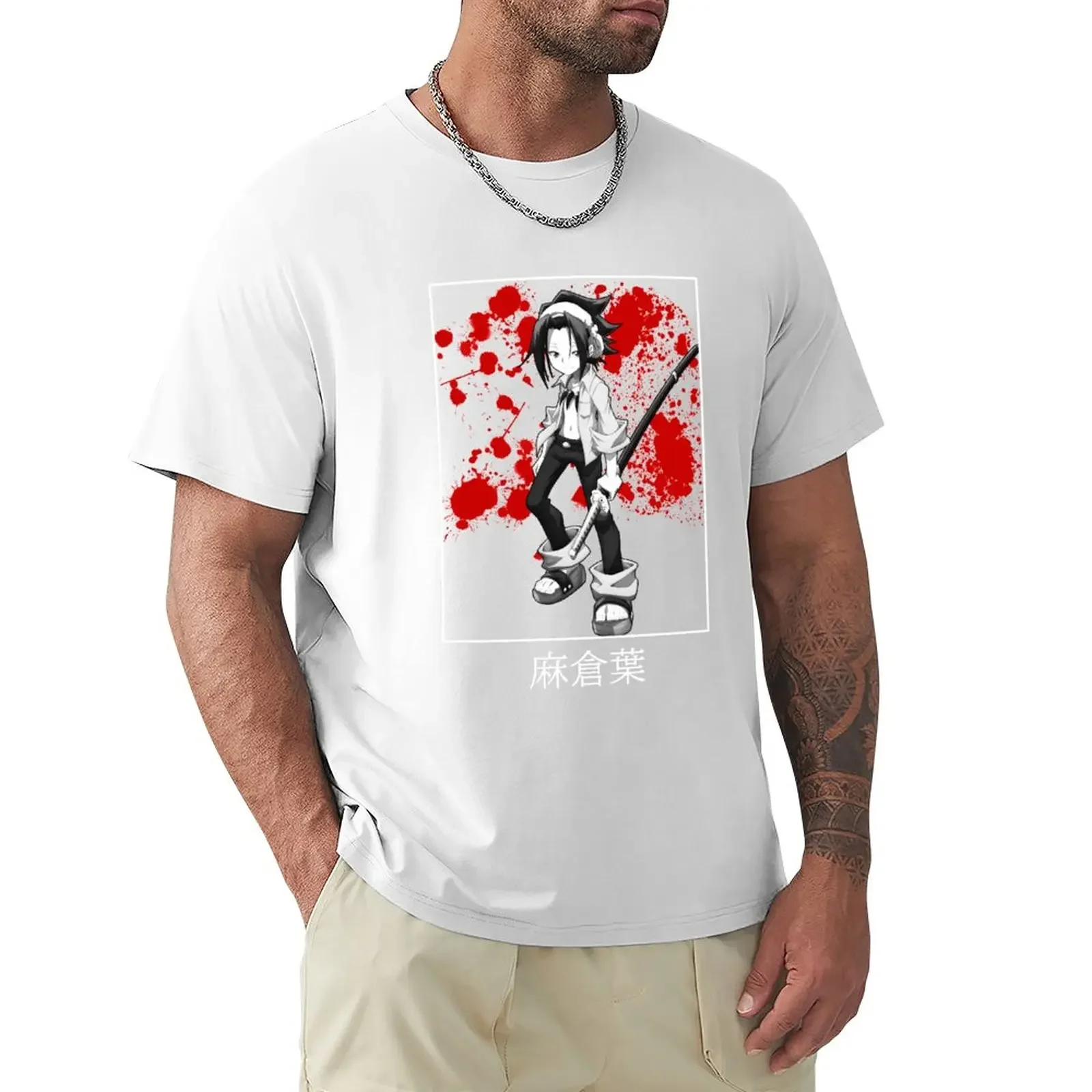 Футболка Shaman King - Yoh Asakura эстетическая одежда кавайная футболки большого размера