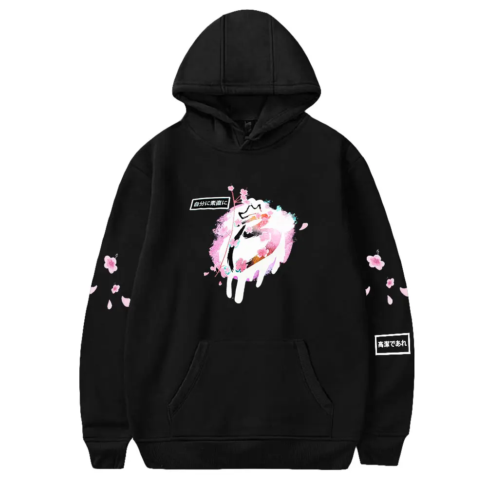 BriannaPlayz Merch Cherry Blossom Черная толстовка с длинным рукавом для мужчин и женщин