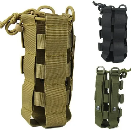 

New Outdoor Water Bottle Pouch Molle Water Bottle Holster Military Sports Travel Survival Kits Kettle Bag Camping Hiking Hunting