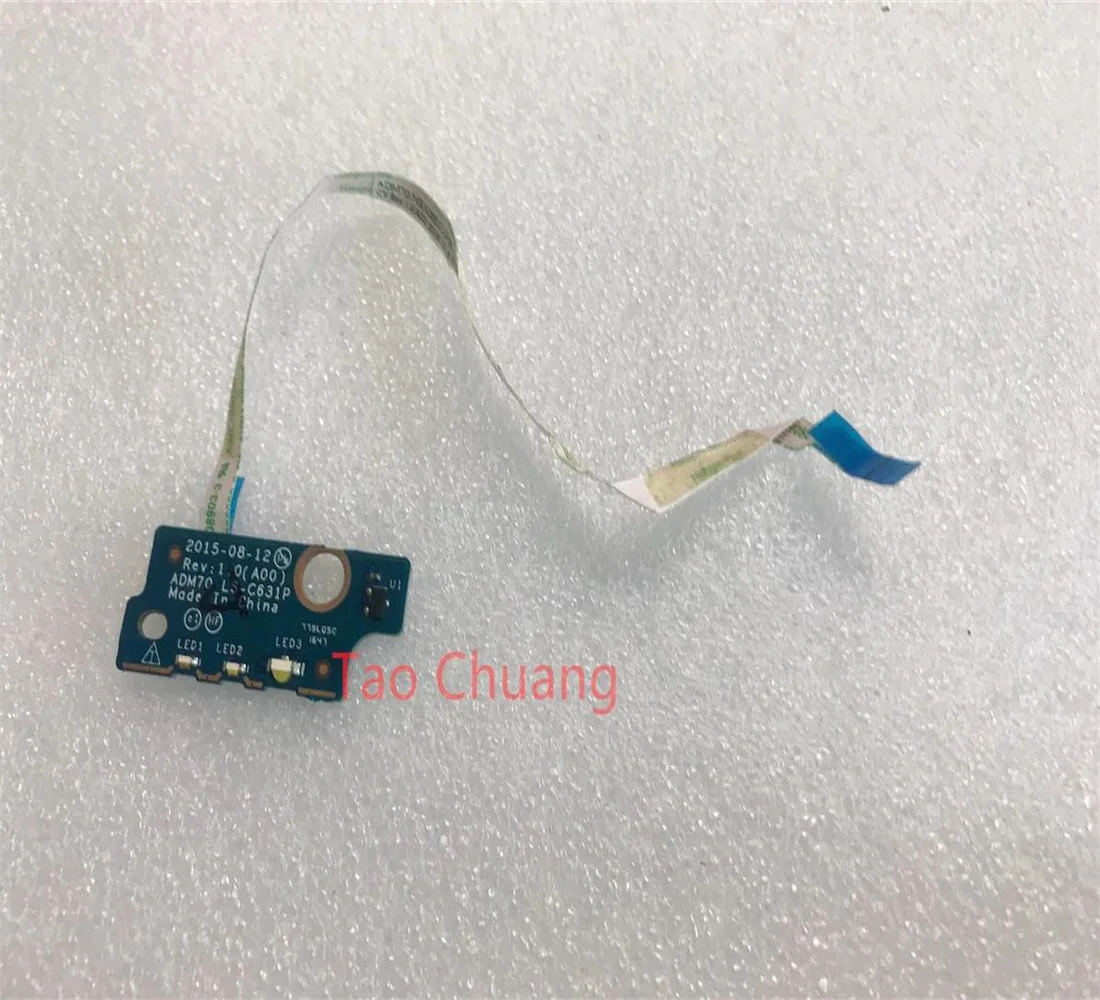 ДЛЯ Dell Latitude E5470 5470 плата светодиодного индикатора с кабелем LS-C631P