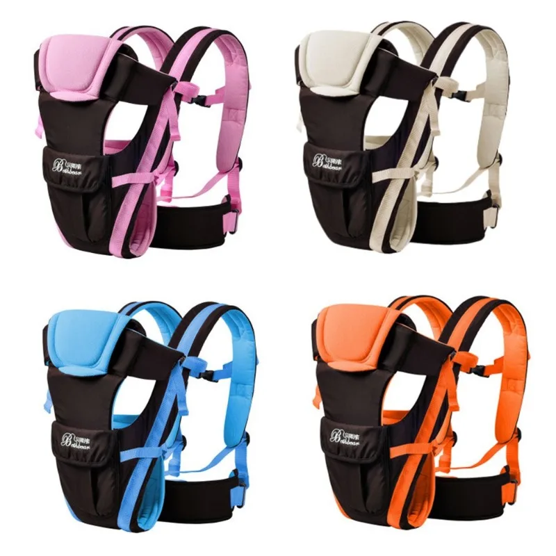 

Baby Carrier 0-24 Months Breathable Front Facing 4 in 1 Infant Comfortable Sling Backpack Pouch Wrap Baby Kangaroo Adjustable