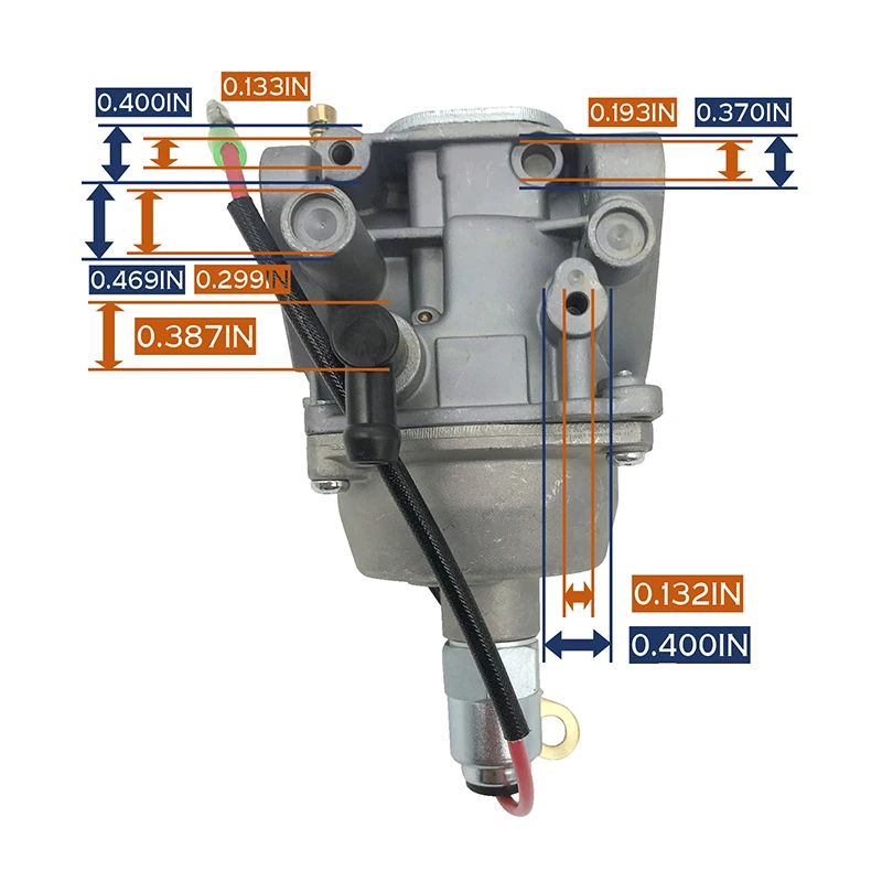 Карбюратор для газонокосилки Craftsman YTS4500 мощностью 26 л.с. Kohler Courage V-Twin