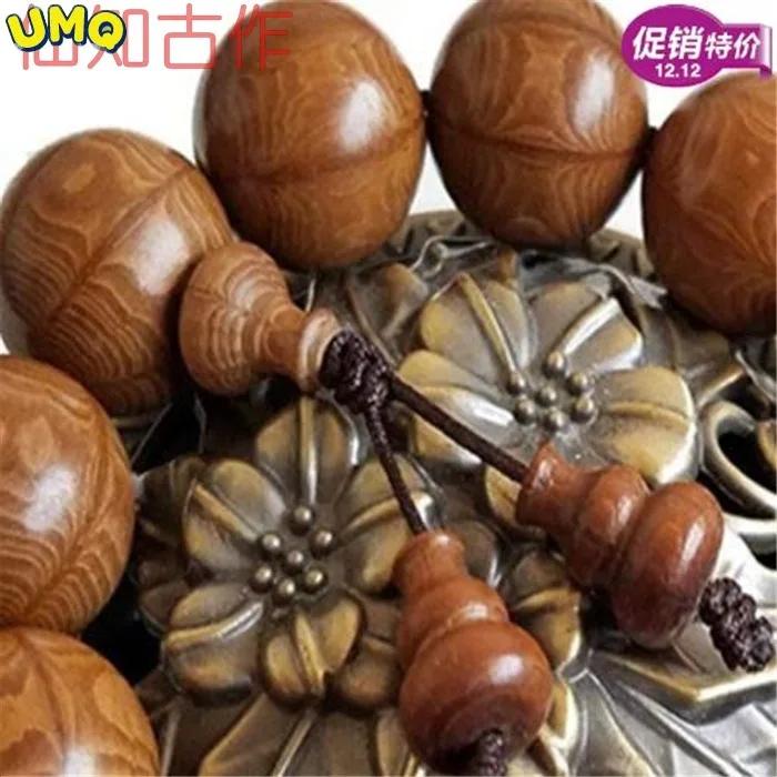 

Натуральная деревянная ручная гирлянда из гор вутай для мужчин и женщин, буддистские бусины и