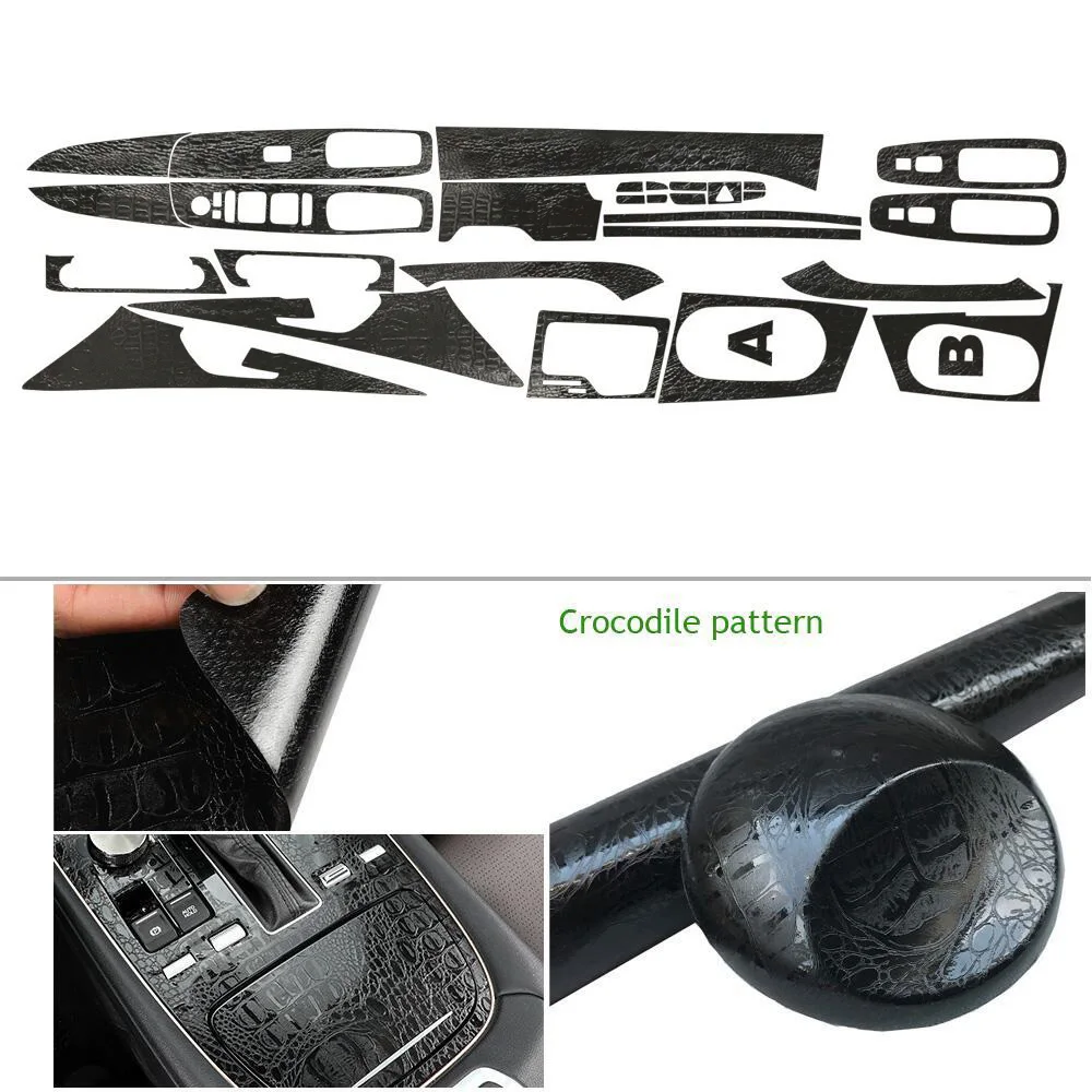 

Стайлинг автомобиля 3D/5D углеродное волокно Автомобильный интерьер центральная консоль изменение цвета молдинг наклейки для hyundai Elantra CN7 2021-2023