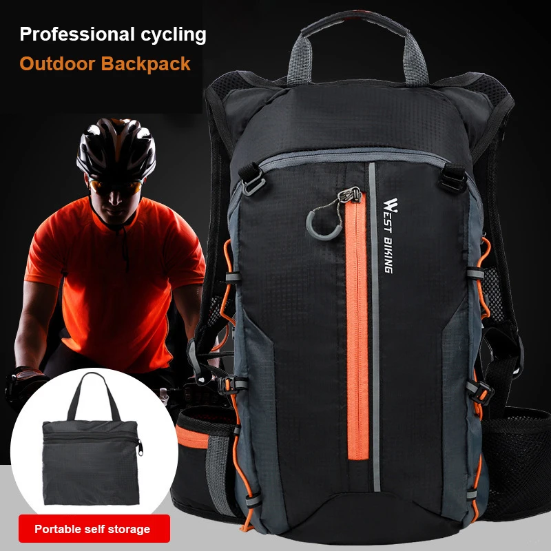 

WEST BIKING Cycling Backpack Lightweighr Bicycle Bag MTB Mountain Bike Bag Outdoor Climbing Hiking Backpack Bike Accessories
