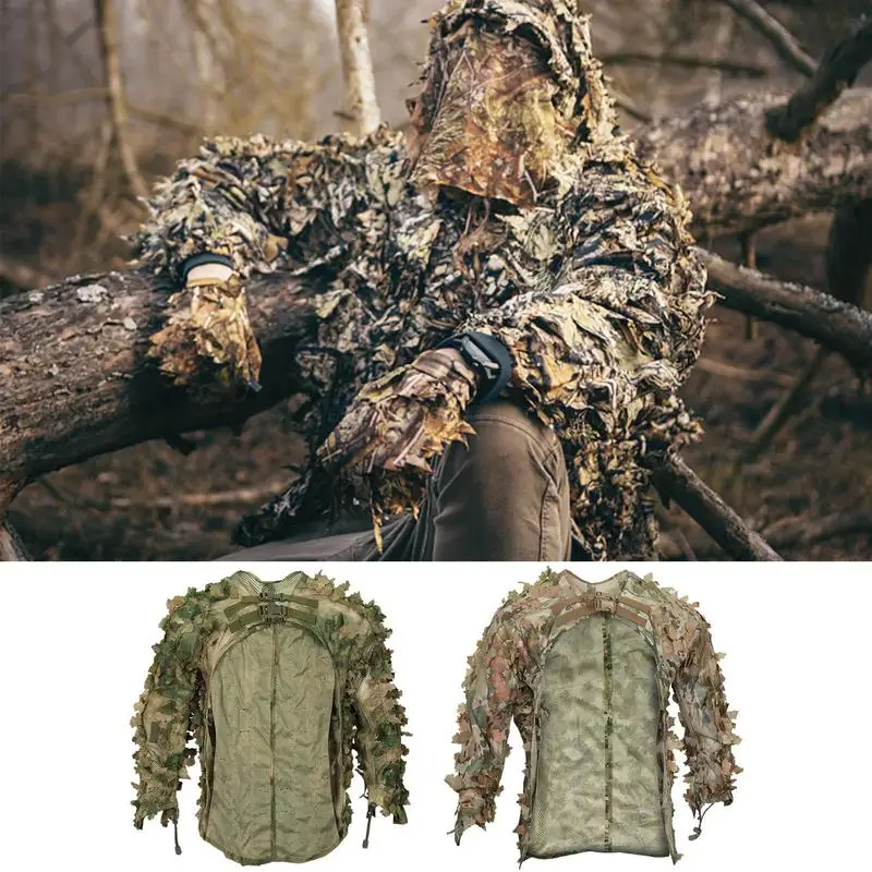 Hunting Air Guns Combat Training Clothing Sniper Camouflage Airsoft Equipment Tacticals Ghillie Suit Clothes Hunting Accessories