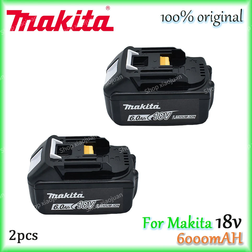 

18V 6.0Ah Makita Original With LED lithium ion replacement LXT BL1860B BL1860 BL1850 Makita rechargeable power tool battery 6000