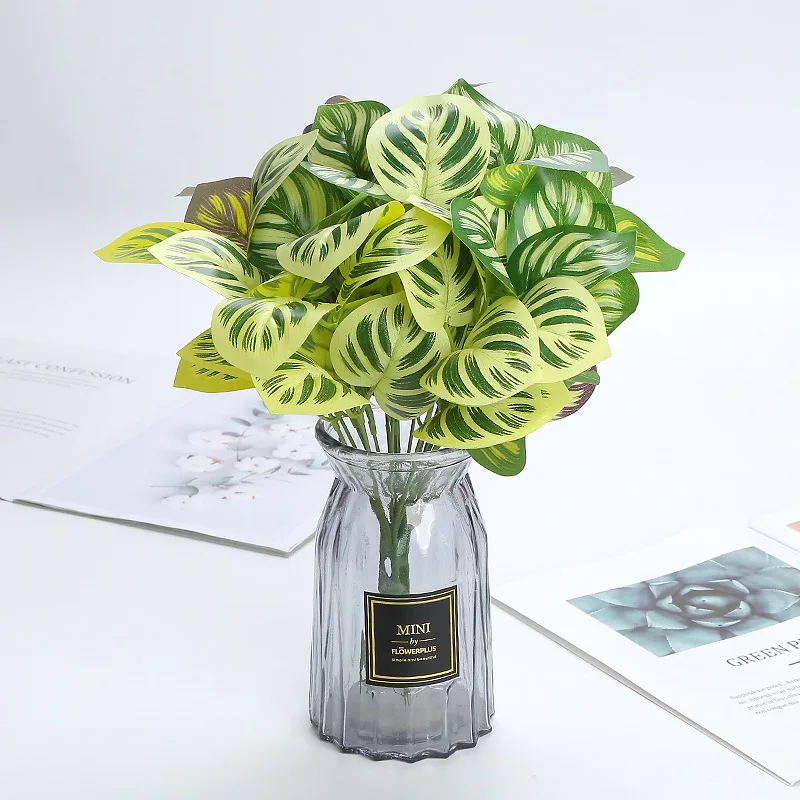 

Artificial leaf home garden wall decoration simulation plant wedding birthday party decoration photo props flower potsdecorative