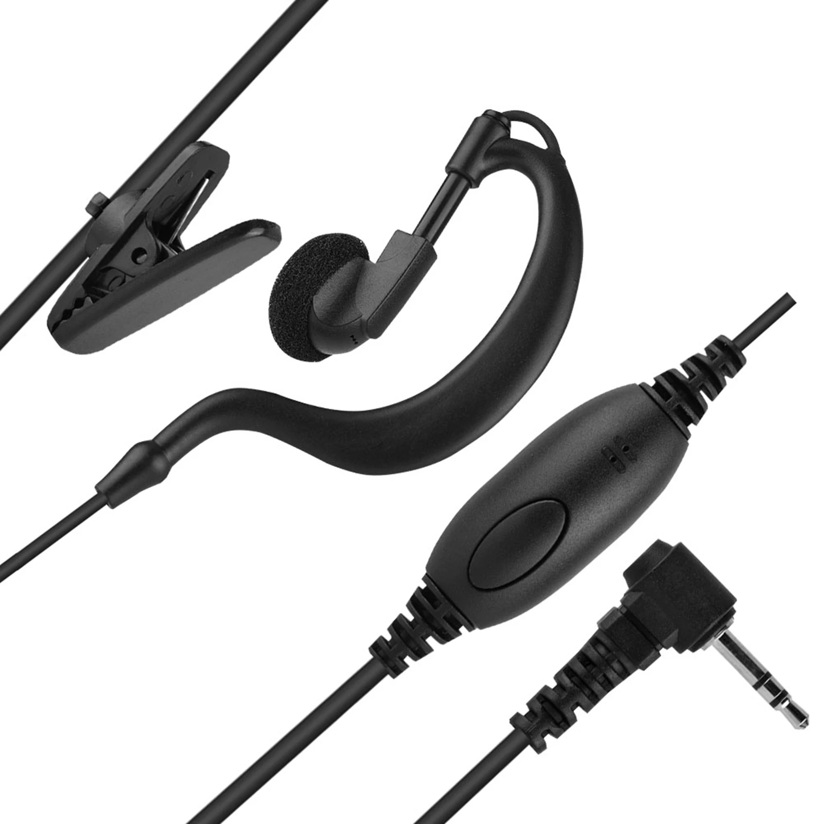 Одноконтактная рация в форме 2 5 мм двухсторонние радионаушники гарнитура для