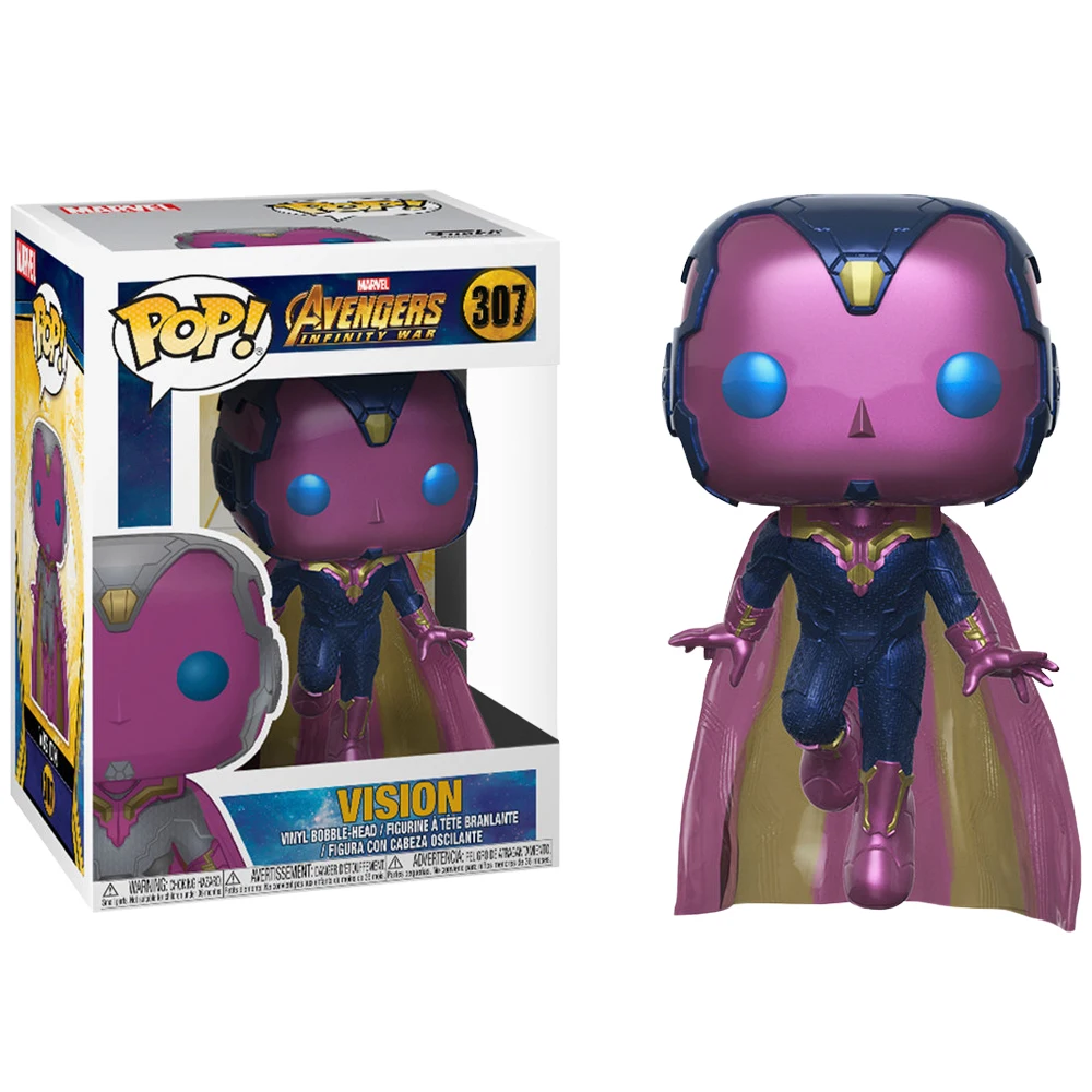 Funko поп Мстители война бесконечности зрение 307 # Виниловая фигурка кукла модели