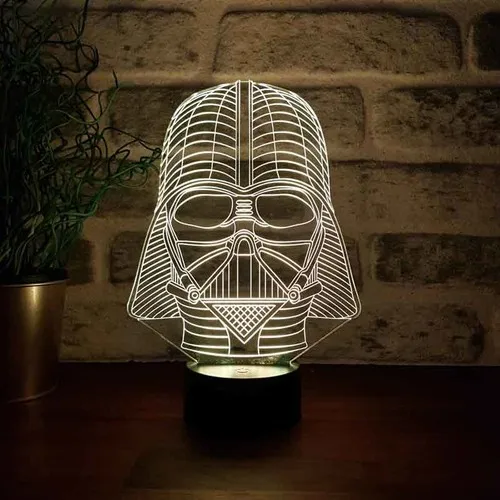 3D Darth Vader Helmet Lamp Star Wars 7 Different Light Colors darth LED 3d Color Changing | Лампы и освещение