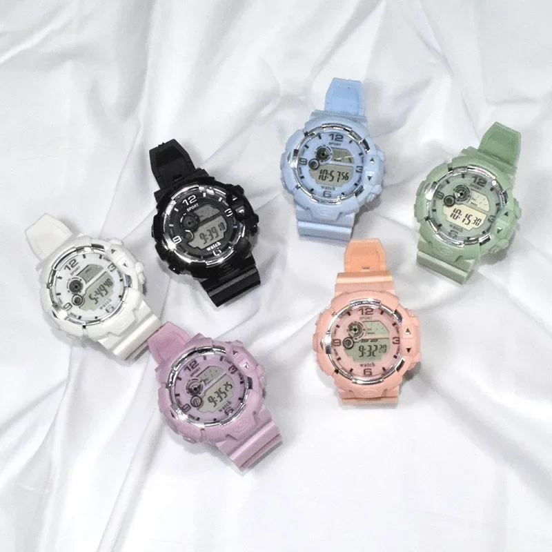 

Модные женские спортивные часы, водонепроницаемые Модные мужские и женские цифровые часы, лучший бренд, розовое золото, подарок любимым, уличные кварцевые часы