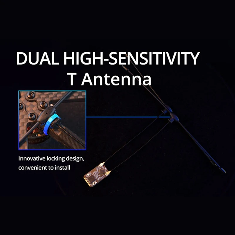Для Bandit BR3 ELRS 915 МГц приемник Expresslrs встроенный TCXO с антенной T для FPV гоночного