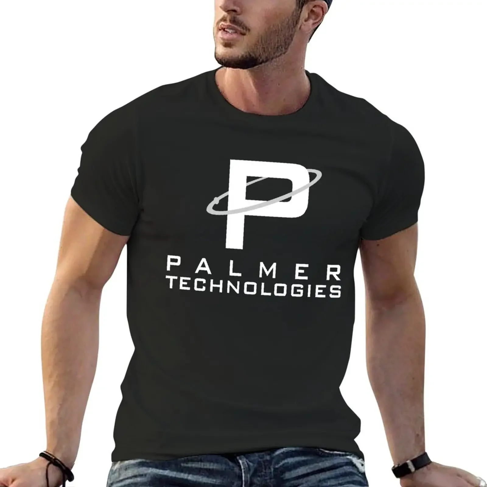 Футболка Palmer Technologies с рисунком аниме винтажная футболка одежда мужская