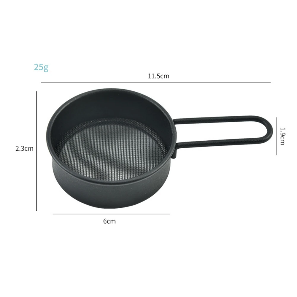 

Hand-Held Flour Sifter Wire Fine Mesh Professional Round Sieve Stainless Steel Cake Baking Strainer Kitchen Tool Silver Color