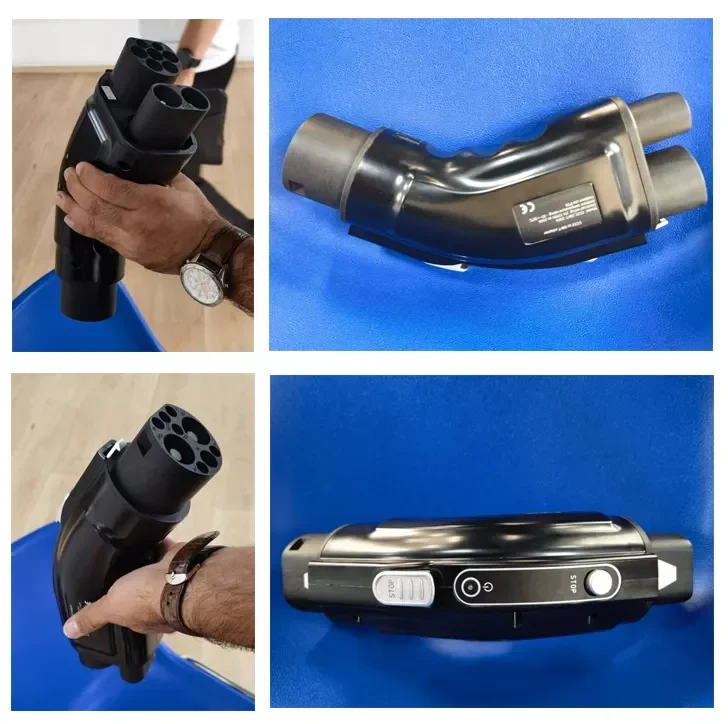 DC зарядный EV адаптер CCS2 к GBT разъем CHAdeMO CCS1 для китайского автомобиля