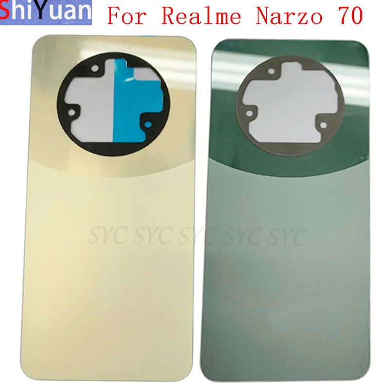 Крышка батарейного отсека чехол для задней двери Realme Narzo 70 задняя крышка с