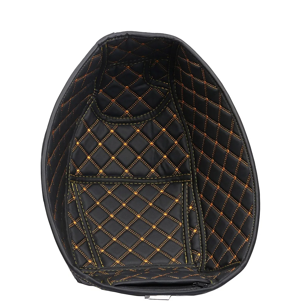 

MOtorcycle PU Leather Rear Trunk Cargo Liner Protector Motorcycle Seat Bucket Pad for Yamaha NMAX 155