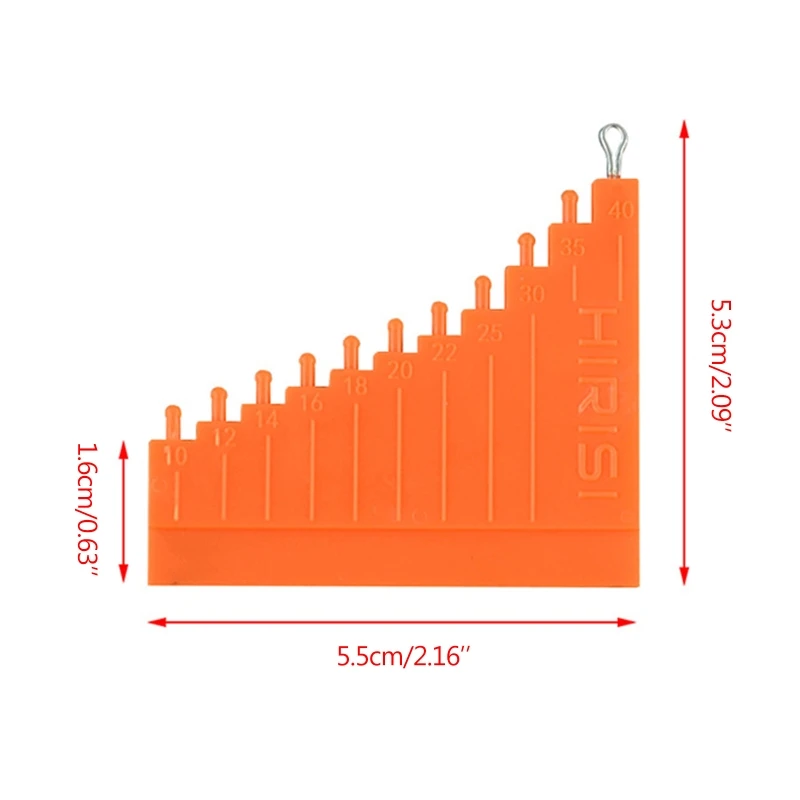 1 шт. аксессуары для ловли карпа измеритель волос рыболовная снасть инструмент