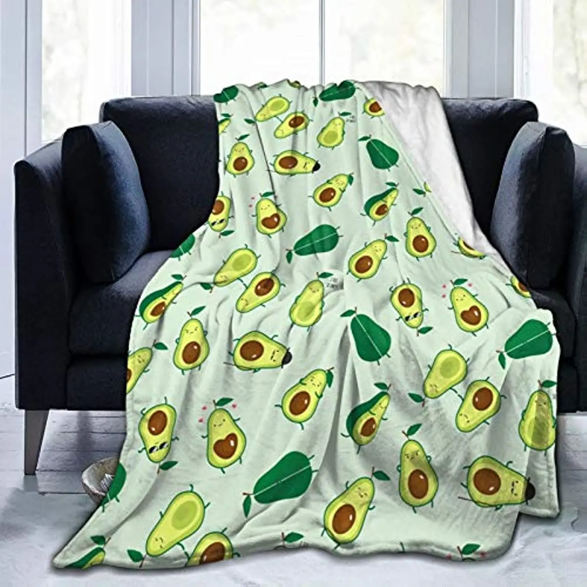 

Милое мягкое одеяло с авокадо всесезонное микро плюшевое теплое одеяло s легкое ворсовое Фланелевое Флисовое одеяло