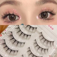 recommended false eyelashes natural artificial 5 pairs eyelashes fairy hair cos little devil grafted fish tail segment eyelashes