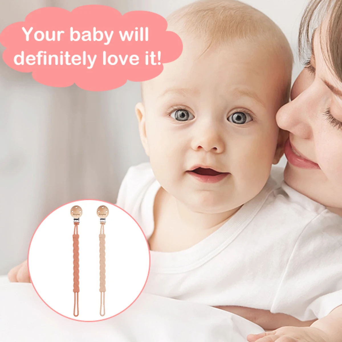 Детская гелевая соска для прорезывания зубов силиконовая цепочка сосков пищевой