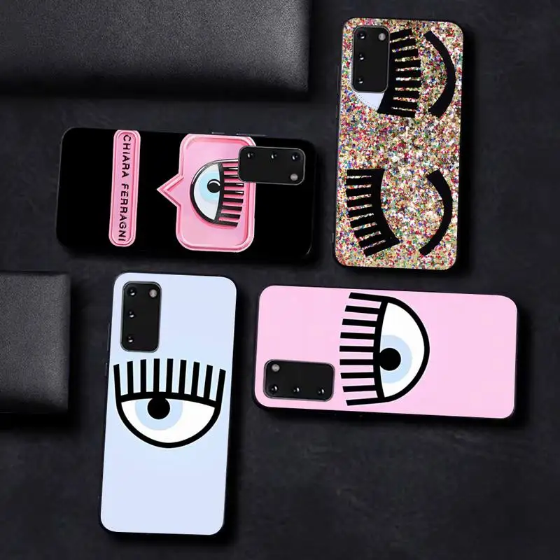 

Hot FFerragnies Eyes CChiara-a Phone Case for Samsung S10 21 20 9 8 plus lite S20 UlTRA 7edge