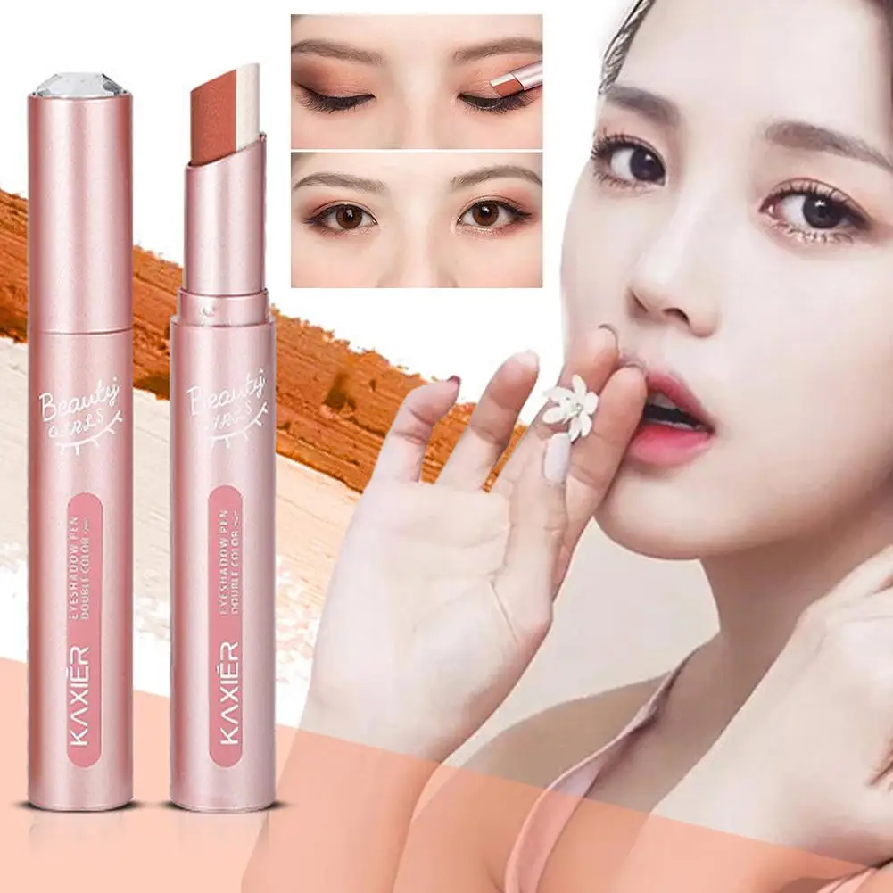 Блестящие оригинальные тени для век карандаш мерцающий макияж водостойкие с