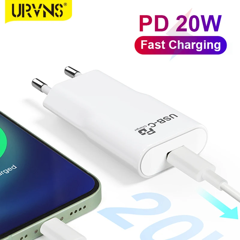 Настенное зарядное устройство URVNS 20 Вт USB C адаптер питания настенные зарядные