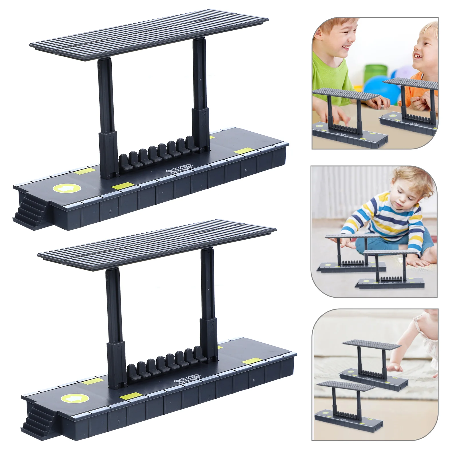 

Аксессуары для сборки рельсовая транзитная платформа укрытия железнодорожная игрушка симуляционная станция детские игрушки